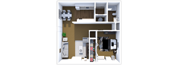 1 bed 1 bath at mesa gardens