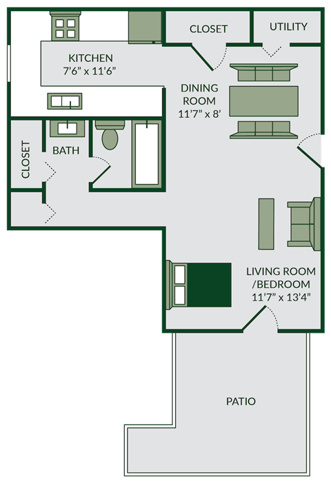 studio floor plan