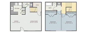 Jackson TN two bedroom townhome