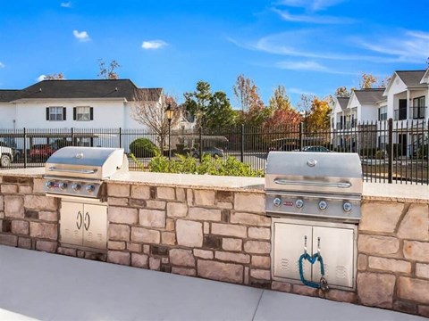 outdoor grill at The Junction at Ramsey & Carver
