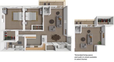 A diagram shows the layout of a house with labeled rooms.