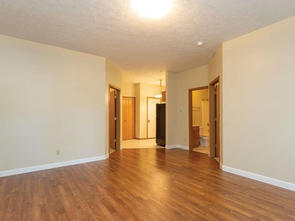 hardwood style flooring in Marquette MI apts