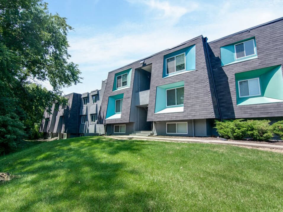 modern apartment building