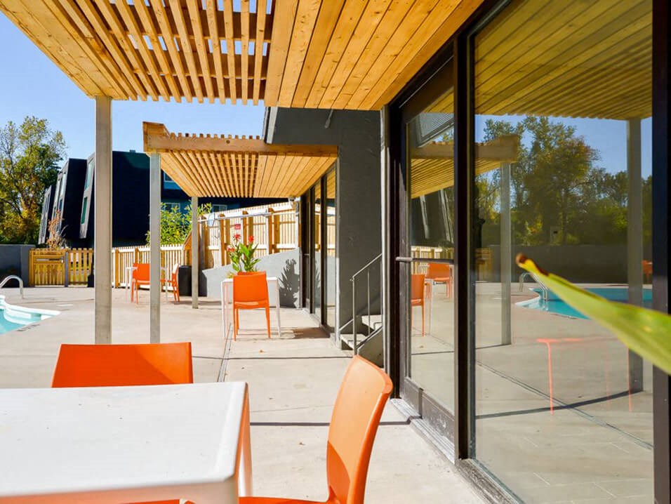 sundeck outside of clubhouse