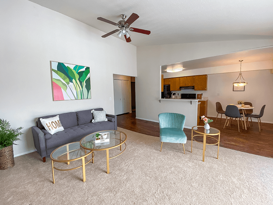 open apartment floor plan