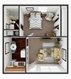 floor plans of one bedroom apt