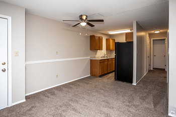 apartment with ceiling fan