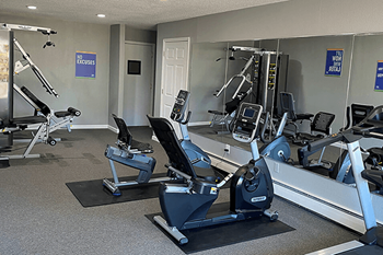apartment complex with fitness center