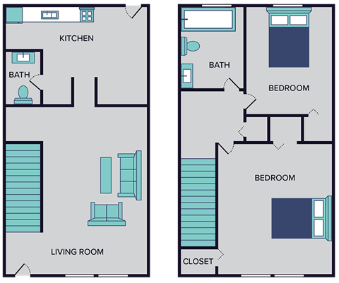 a blueprint of a floor plan of a house