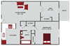 1 Bed 1 Bath with Den