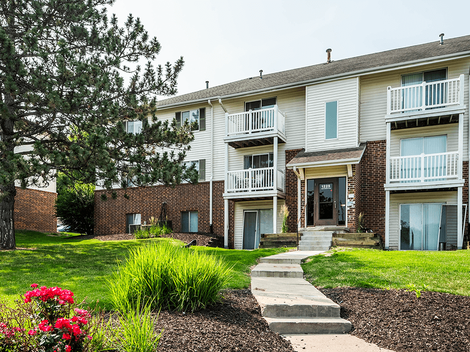 our apartments in a city have balconies