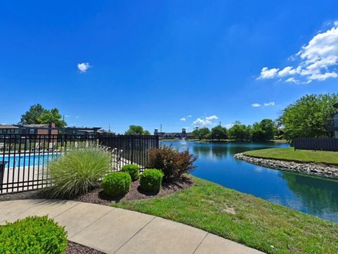 Beautiful lake views at Pavilion Lakes Apartments