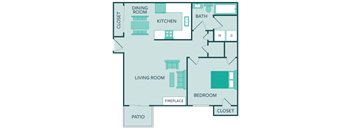 one bedroom one bathroom floor plan sutton