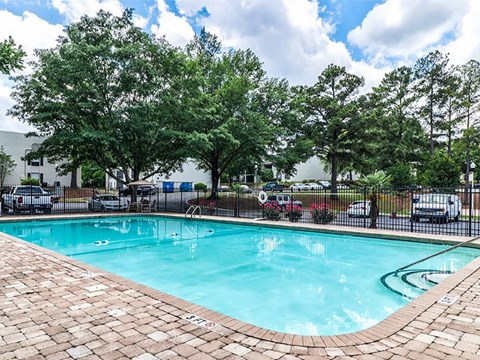swimming pool at  Quail Hollow Apartments!