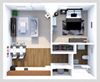 1 Bedroom 1 Bath | 500 sq. ft.
