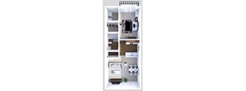 a floor plan of a small apartment