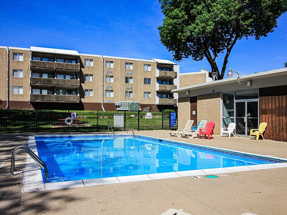 swimming pool at apartments