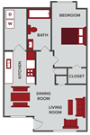 1/Bed 1/Bath