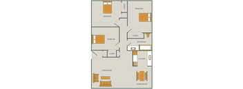 RANCHVIEW GARDENS | 3 BEDROOM 1 BATH