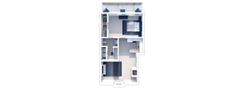 1 bedroom apartment floor plan