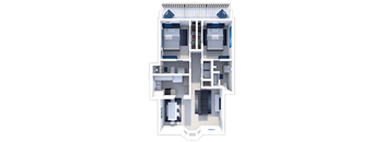 2 bedroom 2 bath apartment