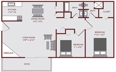 4481 Stonecastle Drive 1-4 Beds Apartment for Rent - Photo Gallery 21