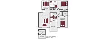 mimosa floor plan at seasons on chelsea apartments