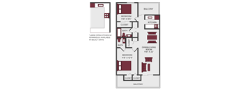 pinecrest floor plan at seasons on chelsea apartments