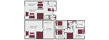 redwood floor plan at seasons on chelsea apartments