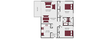 willow floor plan at seasons on chelsea apartments