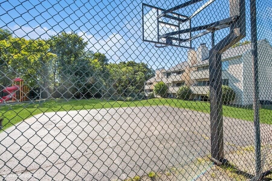 apartments with a basketball court