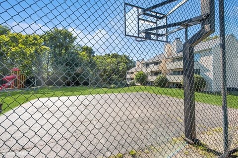 apartments with a basketball court