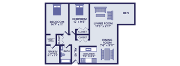 2 Bedroom 1 Bathroom apartment in Burnsville, MN