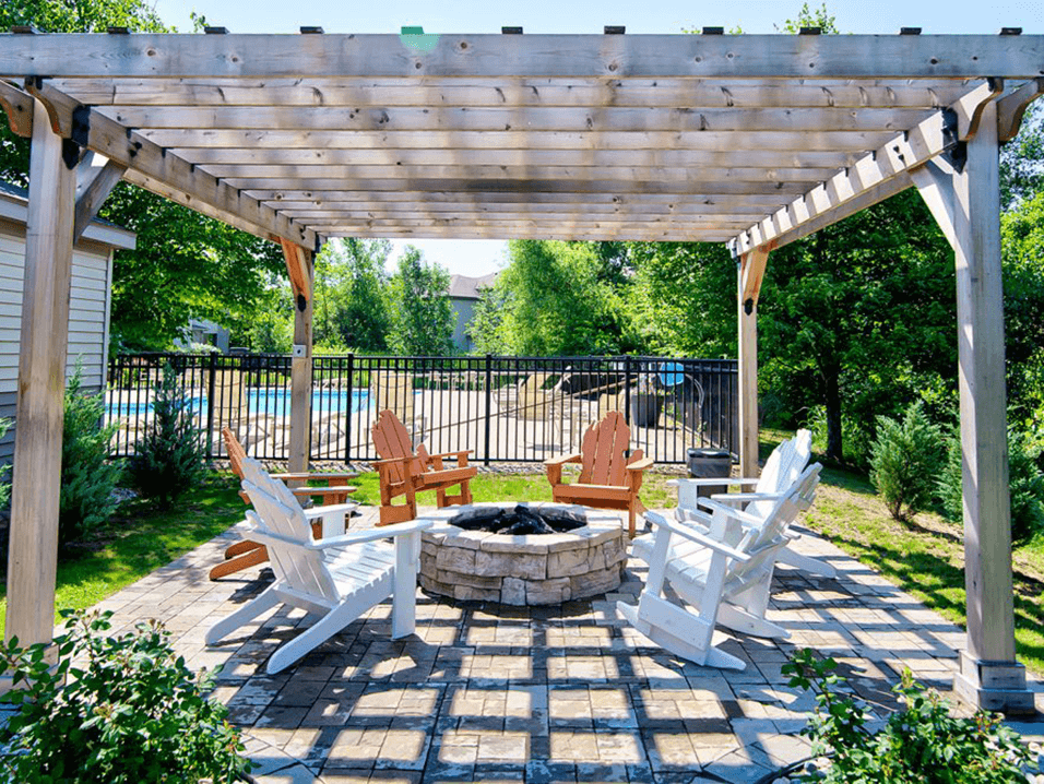 beautiful community fire pit