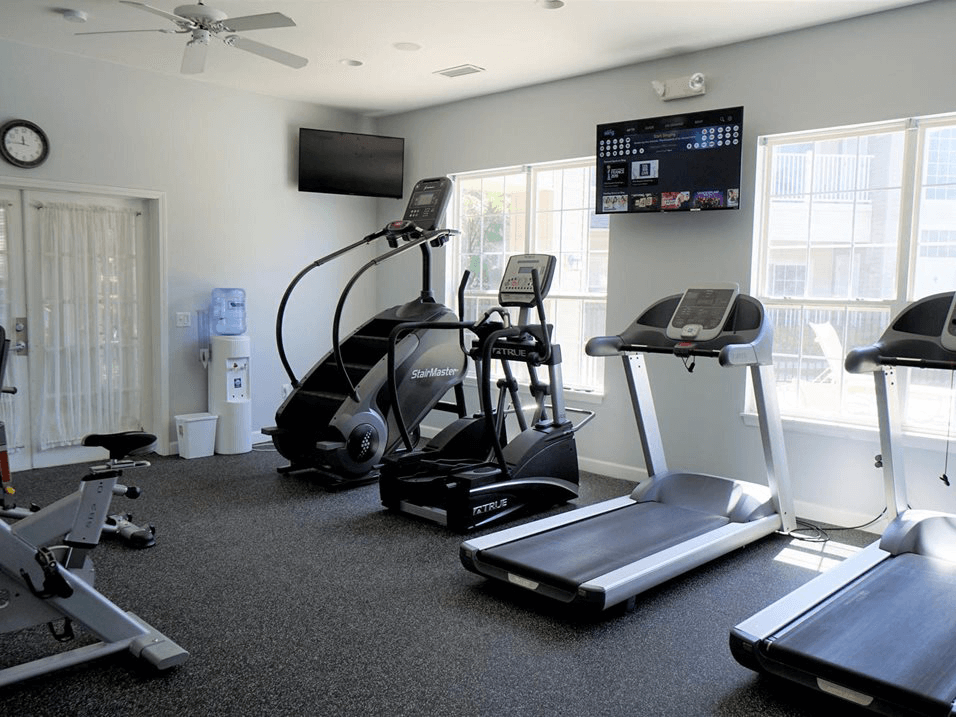 fitness center available at shoreline landing