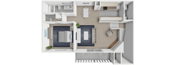 1 bedroom 1 bathroom floor plan at shoreline landing