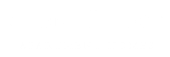 The image is a logo for Stone Ridge Apartment Homes.
