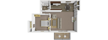 one bedroom floor plan layout at summerhouse square apartments