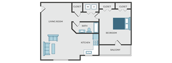 a blueprint of a floor plan of a house