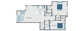 an illustration of a floor plan of a house