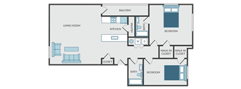 the floor plan of residence inn downtown