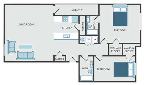the floor plan of residence inn downtown