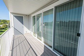 Balcony space in apartment at Silver Lake Hills in Fenton, MI