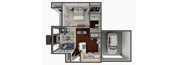 1 bedroom apartment floor plan