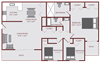 three bedroom two bath floor plan