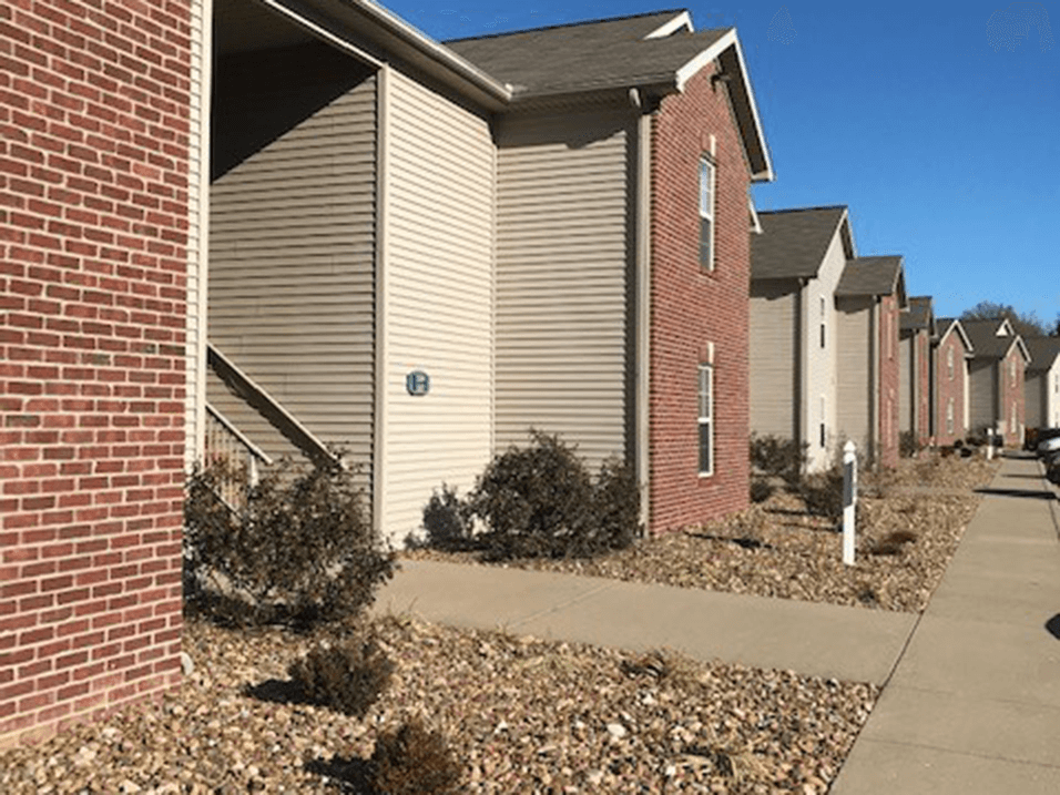 exterior of brickyard apartments 