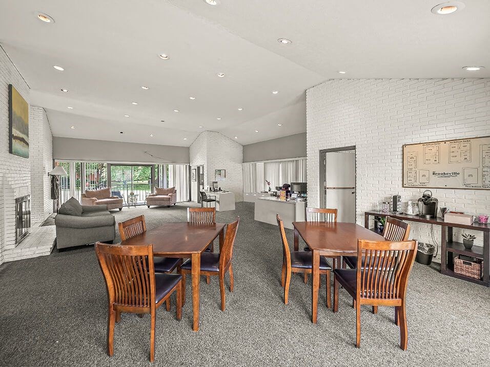 Clubhouse at The Brookeville Apartments