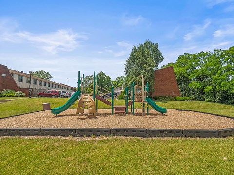 the playground at the apartments for rent