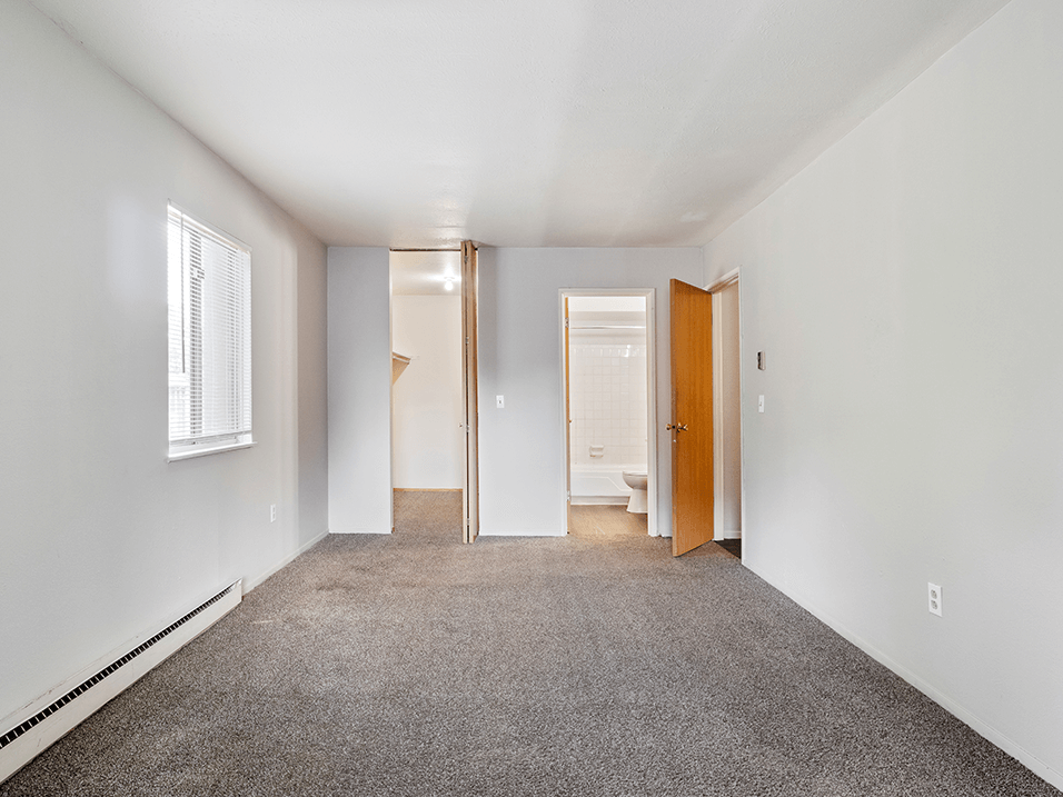 Apartment Bedroom with Connected Bathroom