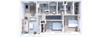 2 bedroom apartment floor plan